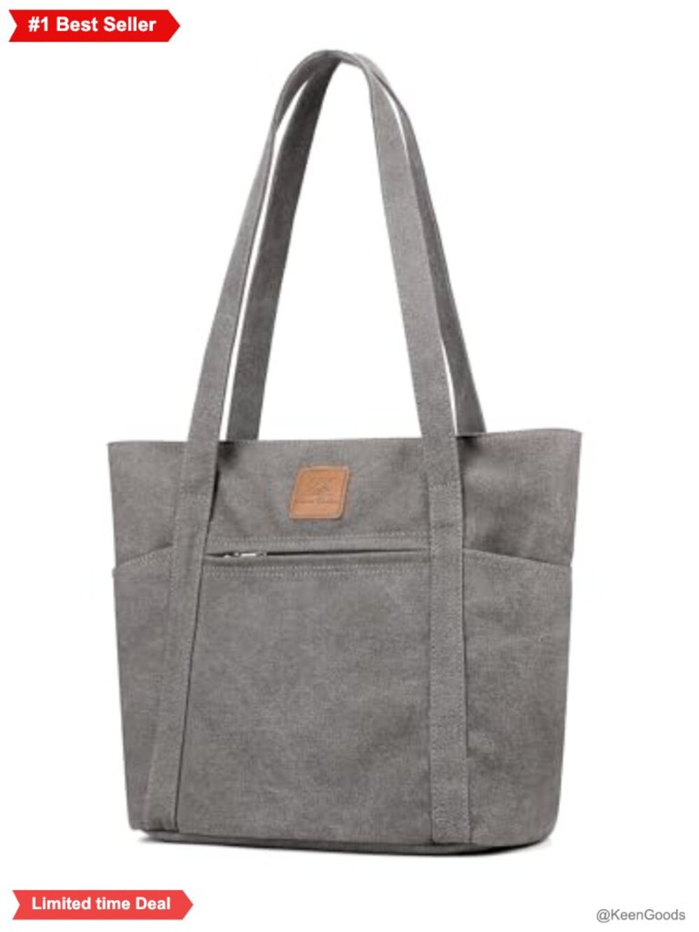 Canvas Shoulder Bag Retro Bucket Tote Large Multi Pocket